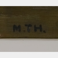 monogramováno M.T.H.