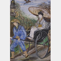 asijský malíř prvni polovina 20.století