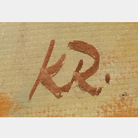 Monogramováno K.R.