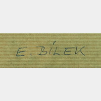 monogramováno E. B.