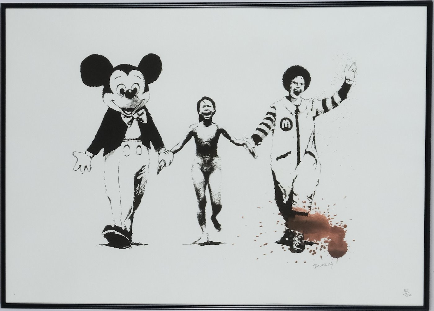 Banksy - Mickey Mouse