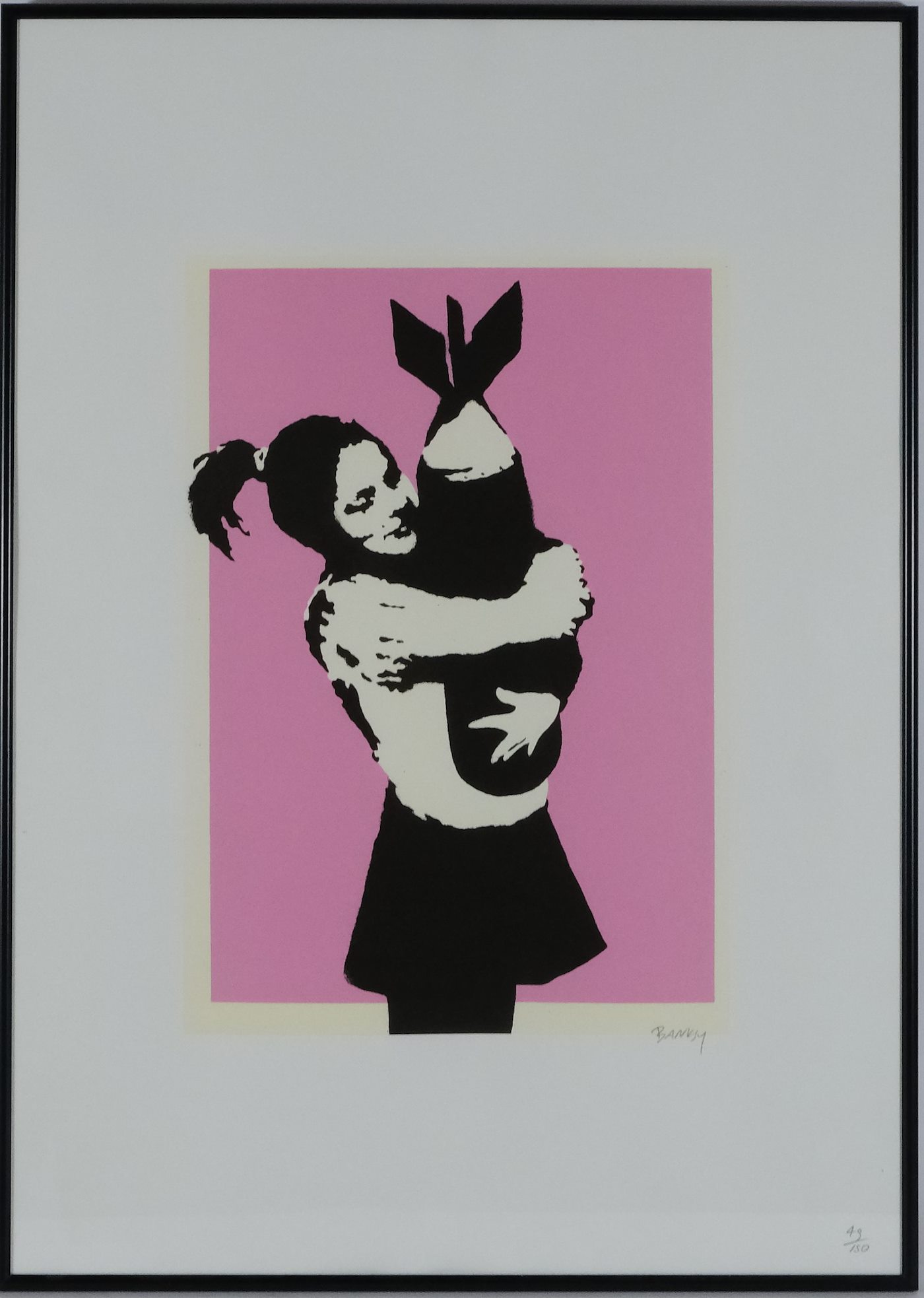 Banksy - Hugger Girl
