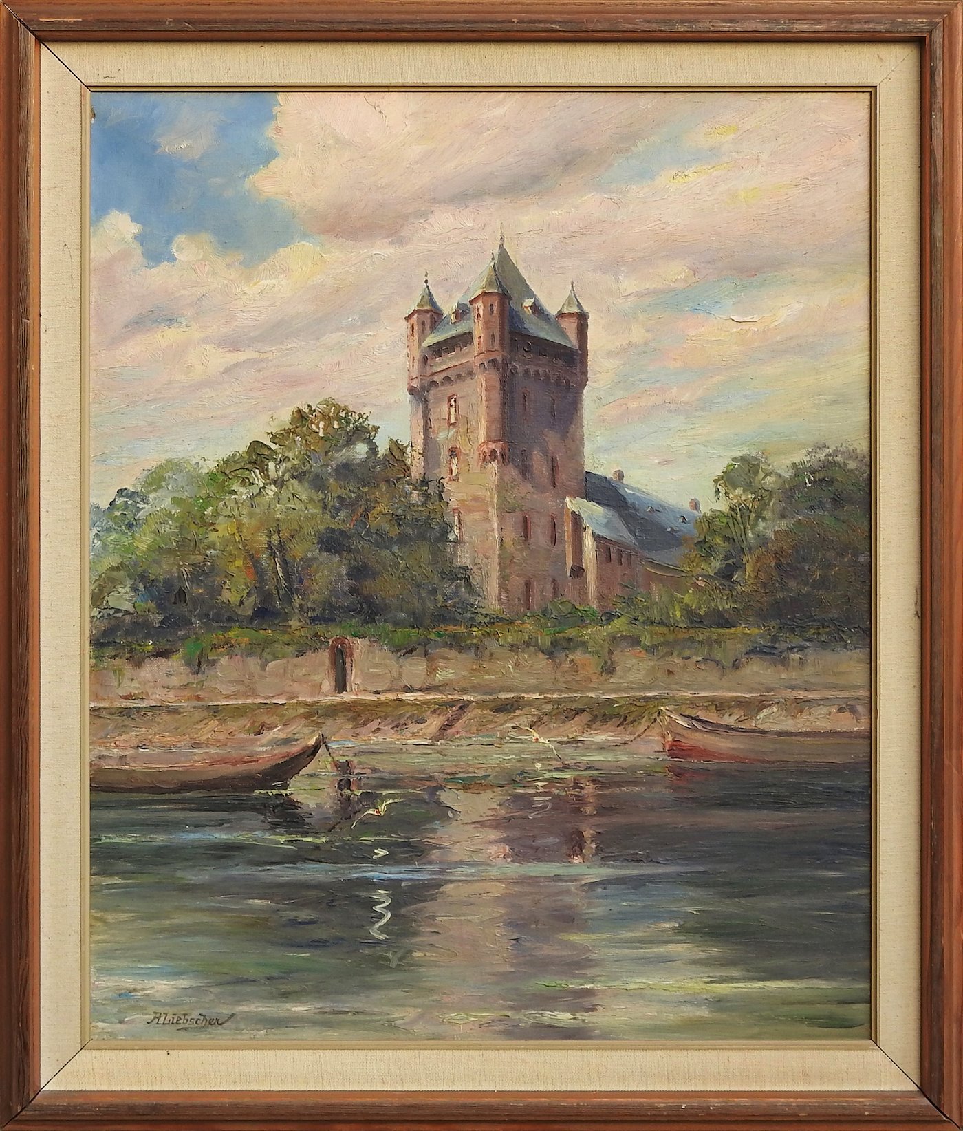 Adolf Liebscher - Zámek u řeky