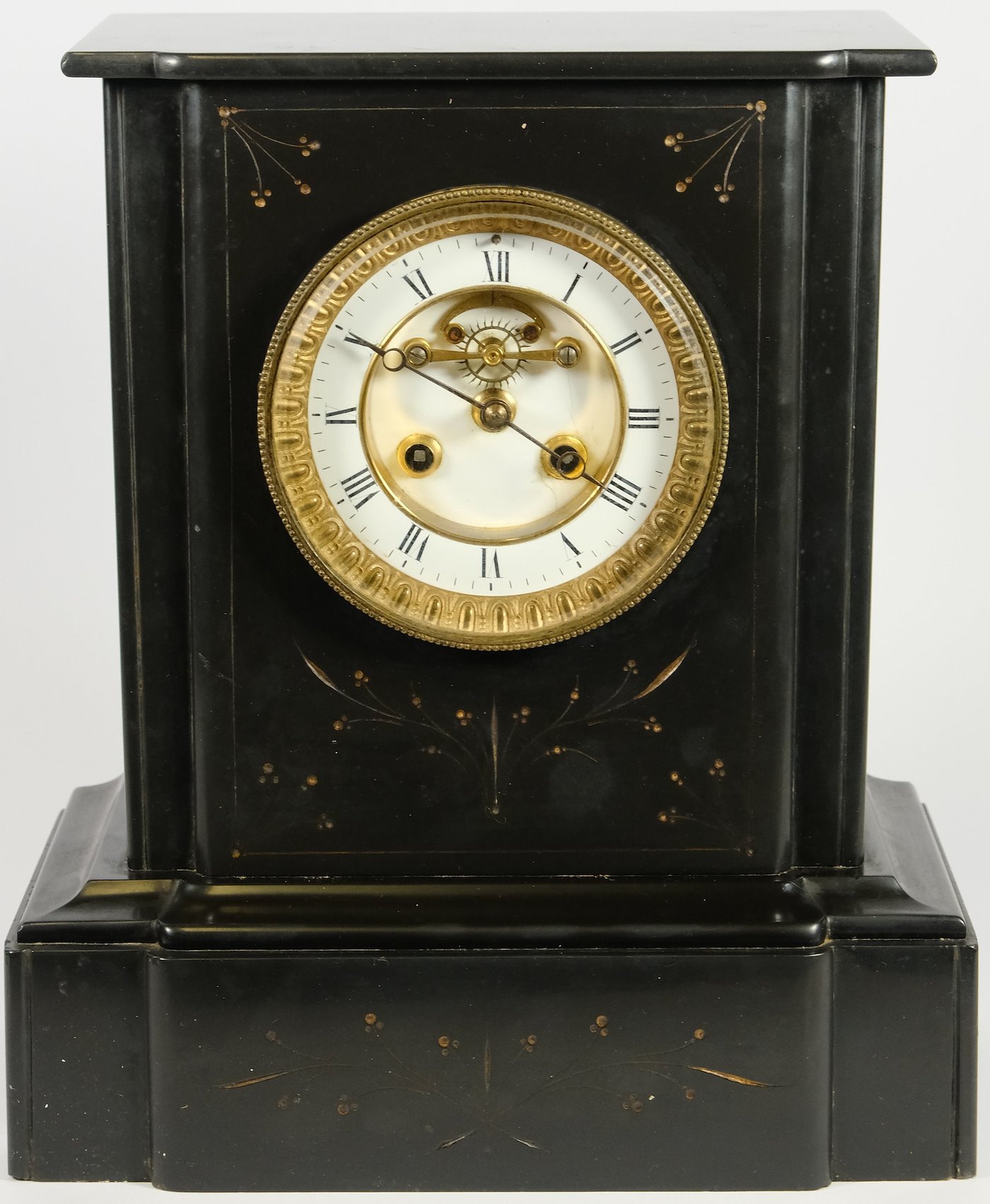 19.století - Krbové hodiny se systémem brocot