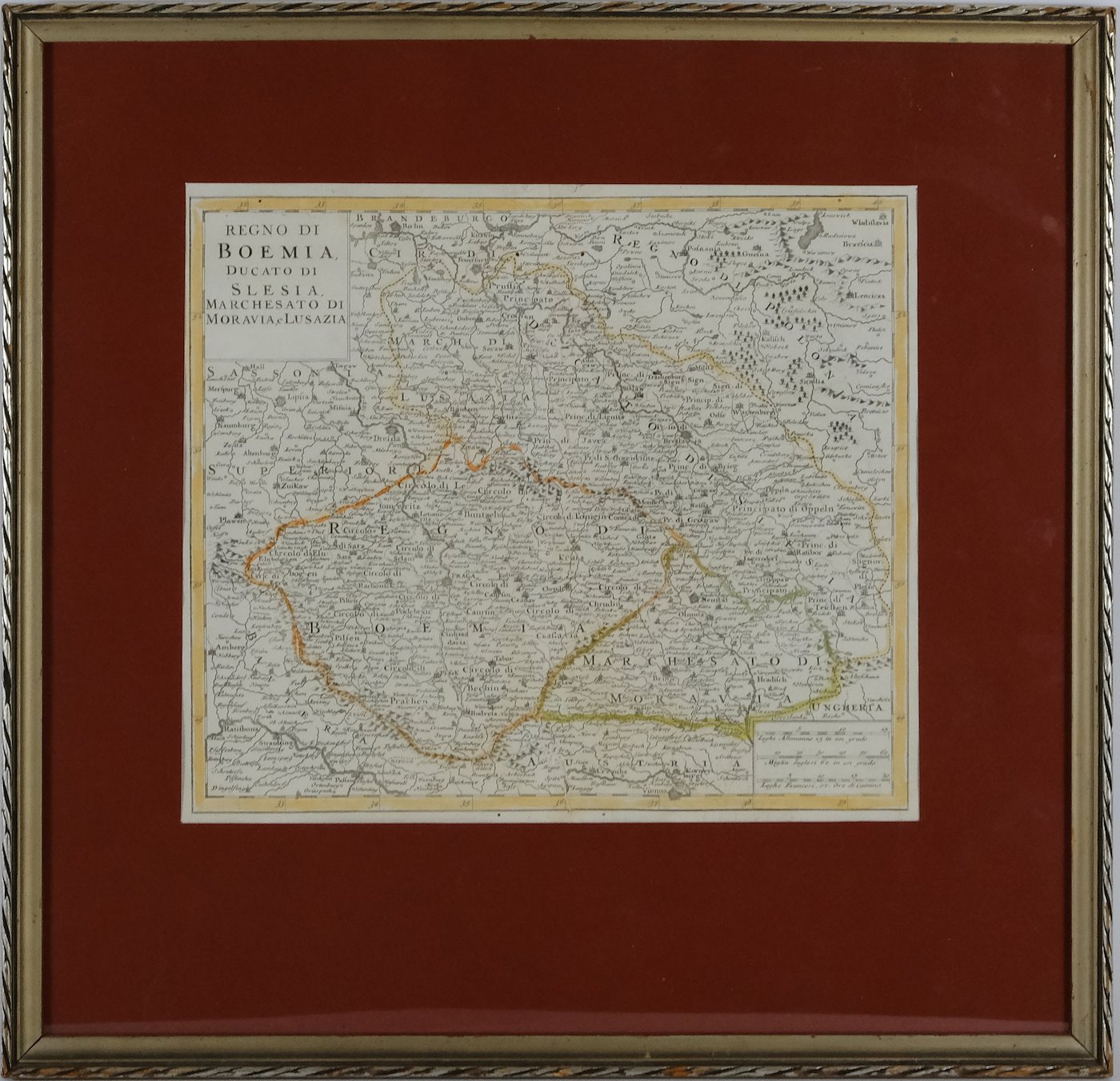 Albrizzi - Mapa - Země české
