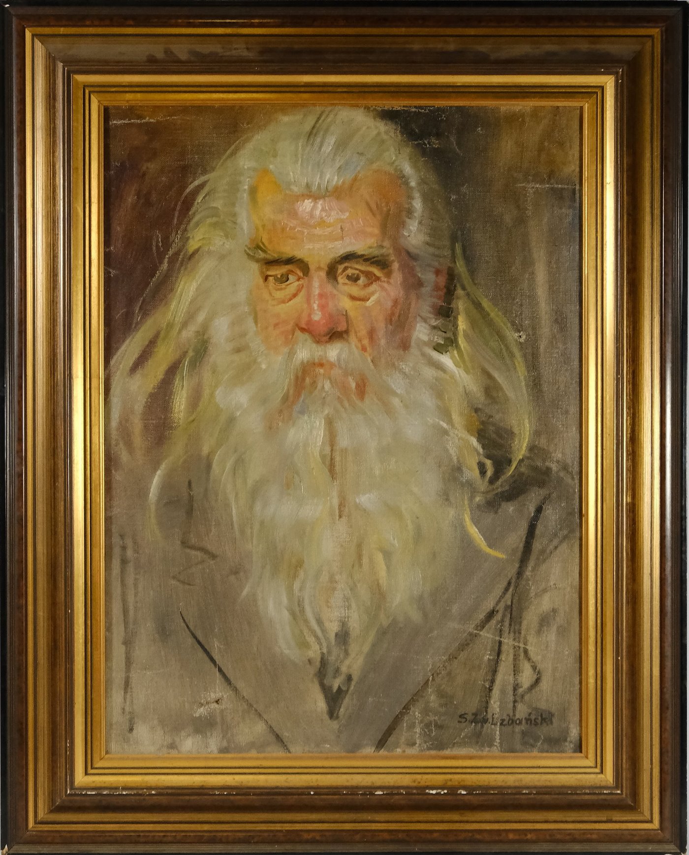 Sixtus Z. Von Dzbanski - Portrét starce