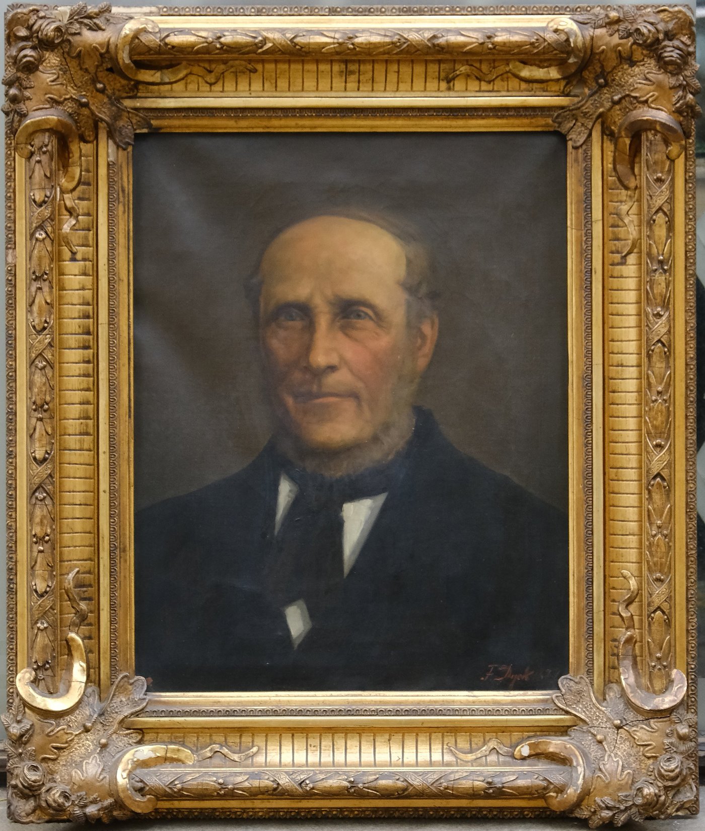 F. Dyck - Portrét muže
