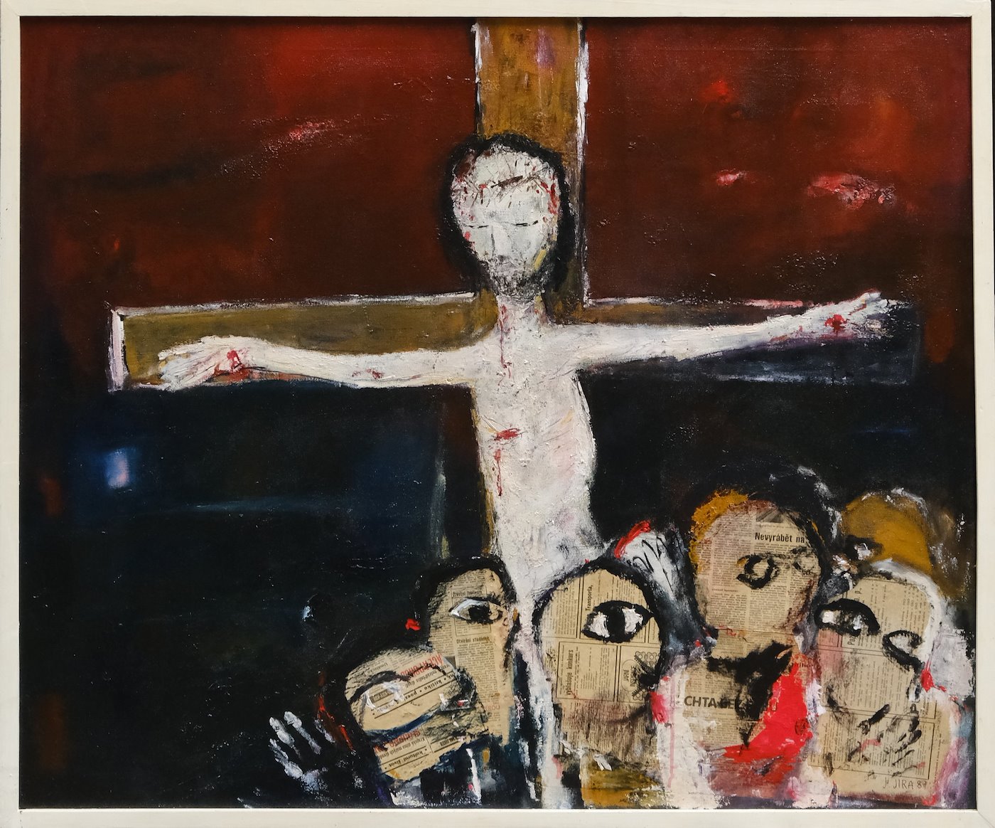 Josef Jíra - Kristus na kříži (noční)
