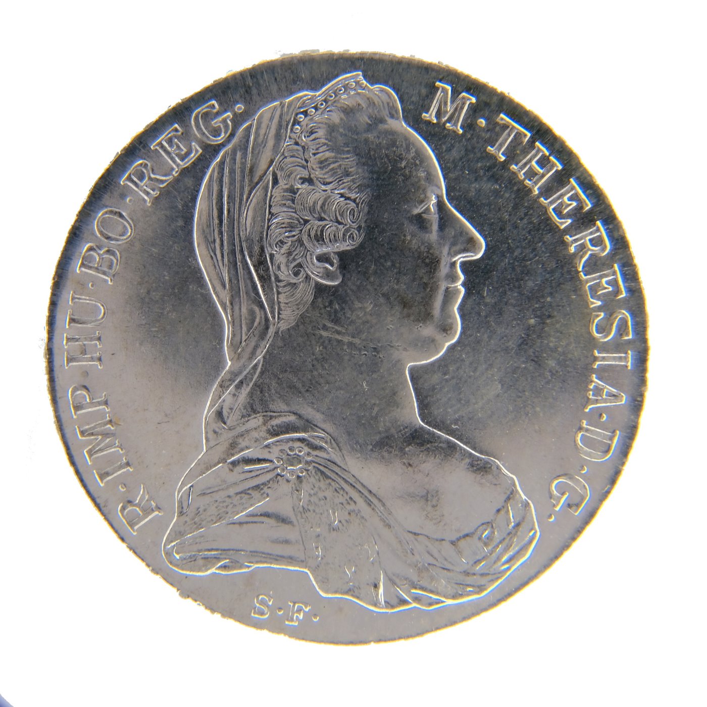 .. - 3 KUSY. Rakousko Uhersko stříbrný Tolar Marie Terezie 1780 SF obchodní tolar pokračující ražba, stříbro  833/1000, hrubá hmotnost 84,21g.