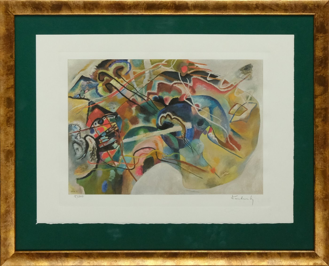Vasilij Kandinsky - Painting with White Border