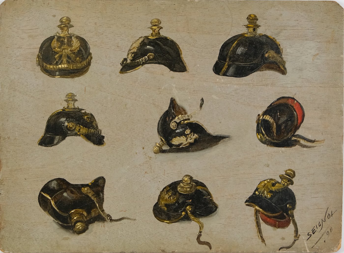 Seignol - Studie pruské přilby