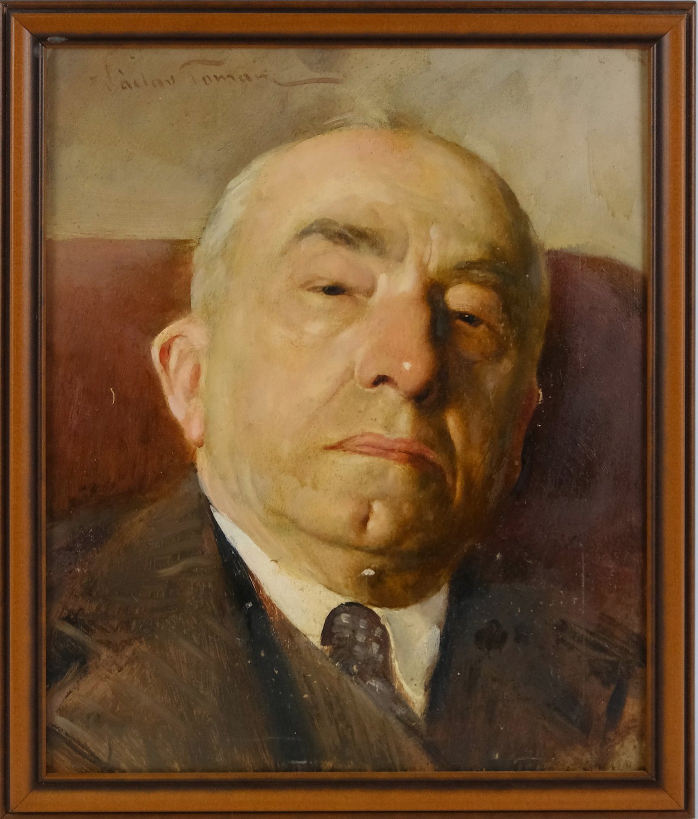 Václav Toman - Portrét muže s kravatou