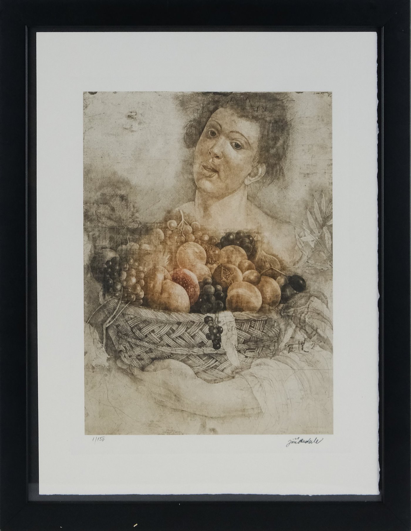 Jiří Anderle - Boy with a Basket of Fruit