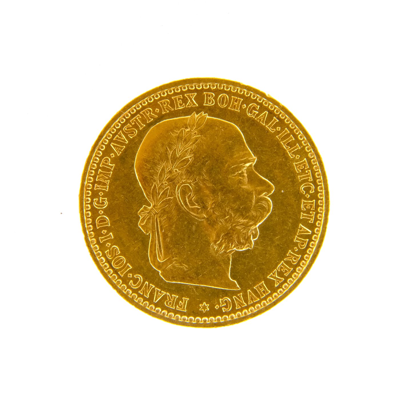 .. - Rakousko Uhersko zlatá 10 Koruna 1897 rakouská,  zlato 900/1000, hrubá hmotnost 3,387g