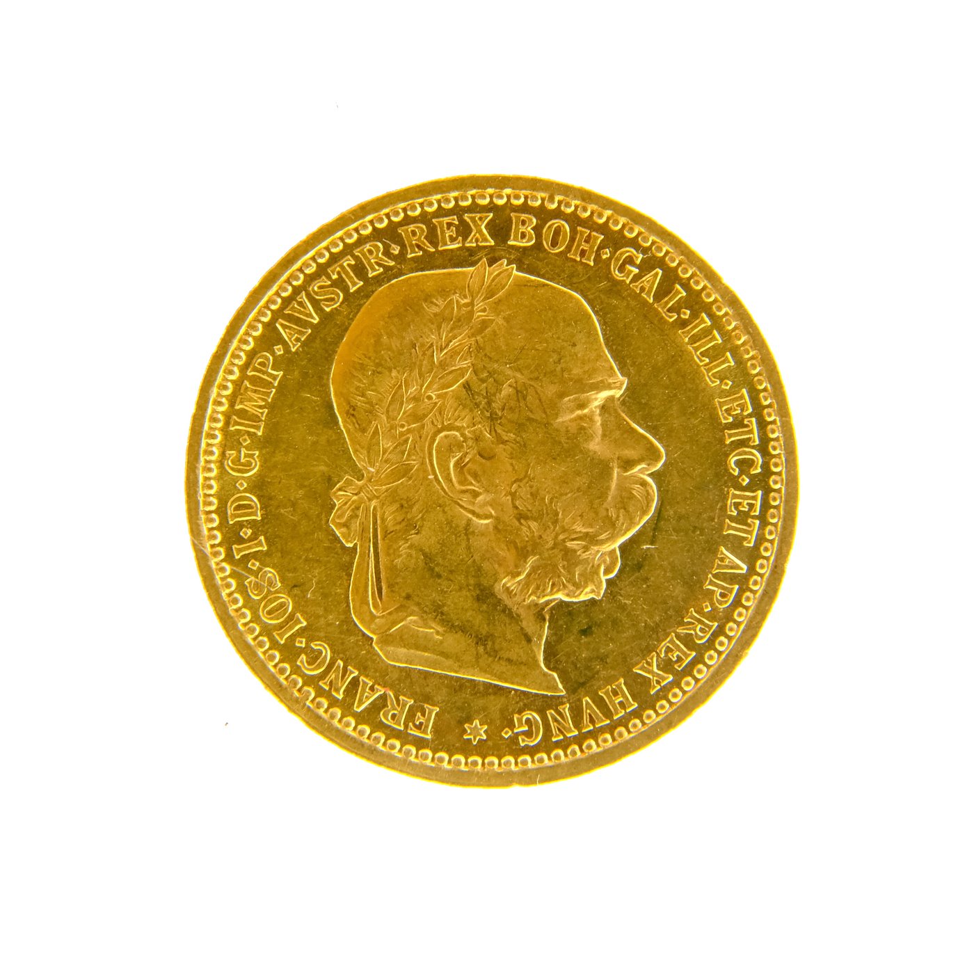 .. - Rakousko Uhersko zlatá 10 Koruna 1905 rakouská,  zlato 900/1000, hrubá hmotnost 3,387g