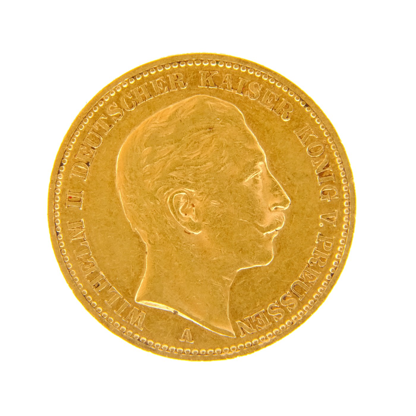 .. - Zlatá 20 Marka 1899 A císař Vilém II., zlato 900/1000, hmotnost hrubá 7,965g