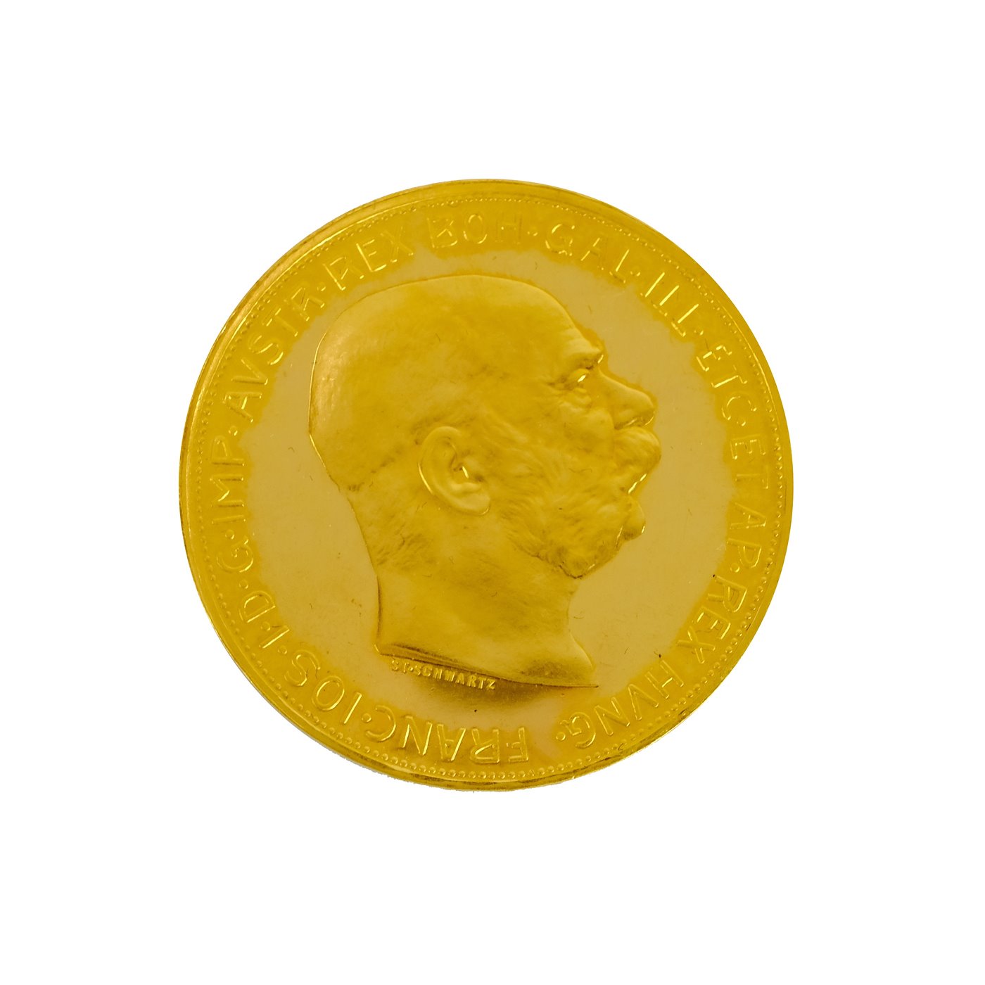 .. - Rakousko Uhersko zlatá 100 Koruna 1915 pokračující ražba, zlato 900/1000, hrubá hmotnost 33,875 g