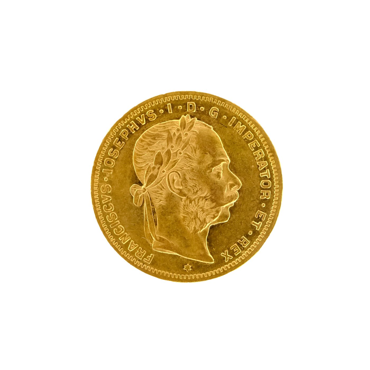 .. - Rakousko Uhersko zlatý 8 zlatník originální ražba 1884 rakouský, zlato 900/1000, hrubá hmotnost 6,42 g