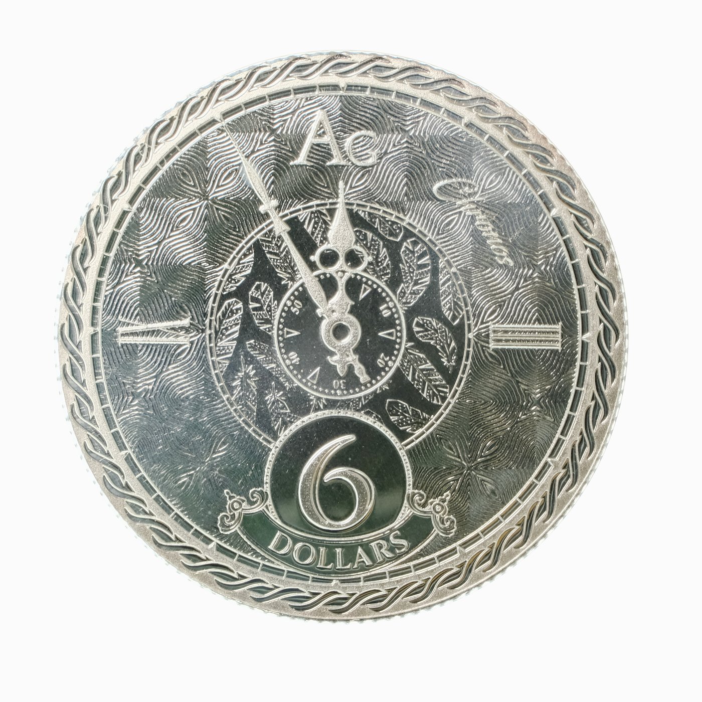 .. - Tokelau 2020 1 unce stříbrná mince CHRONOS Jing Jang, stříbro 999/1000, hrubá hmotnost 31,1 g