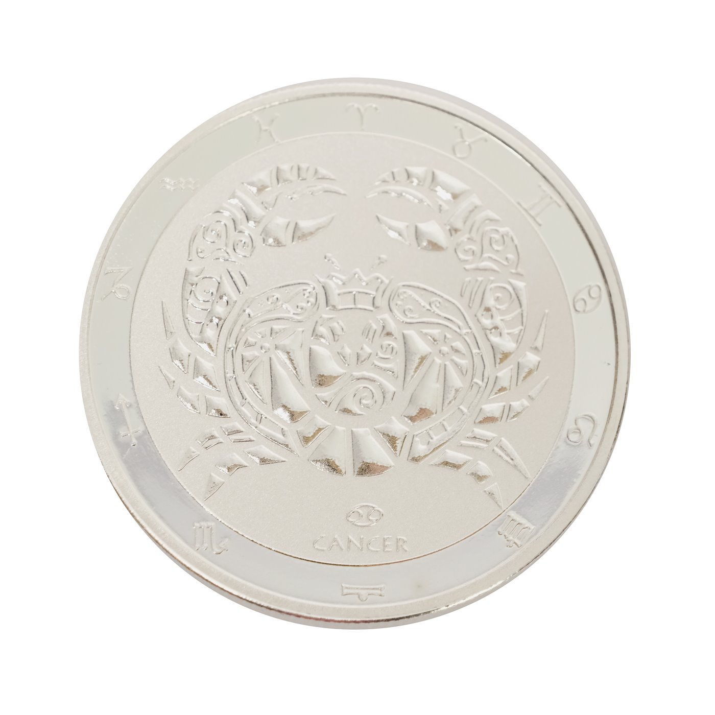 .. - Znamení zvěrokruhu stříbrná mince Tokelau 2022 znamení RAK, stříbro 999/1000, hrubá hmotnost 31,1 g