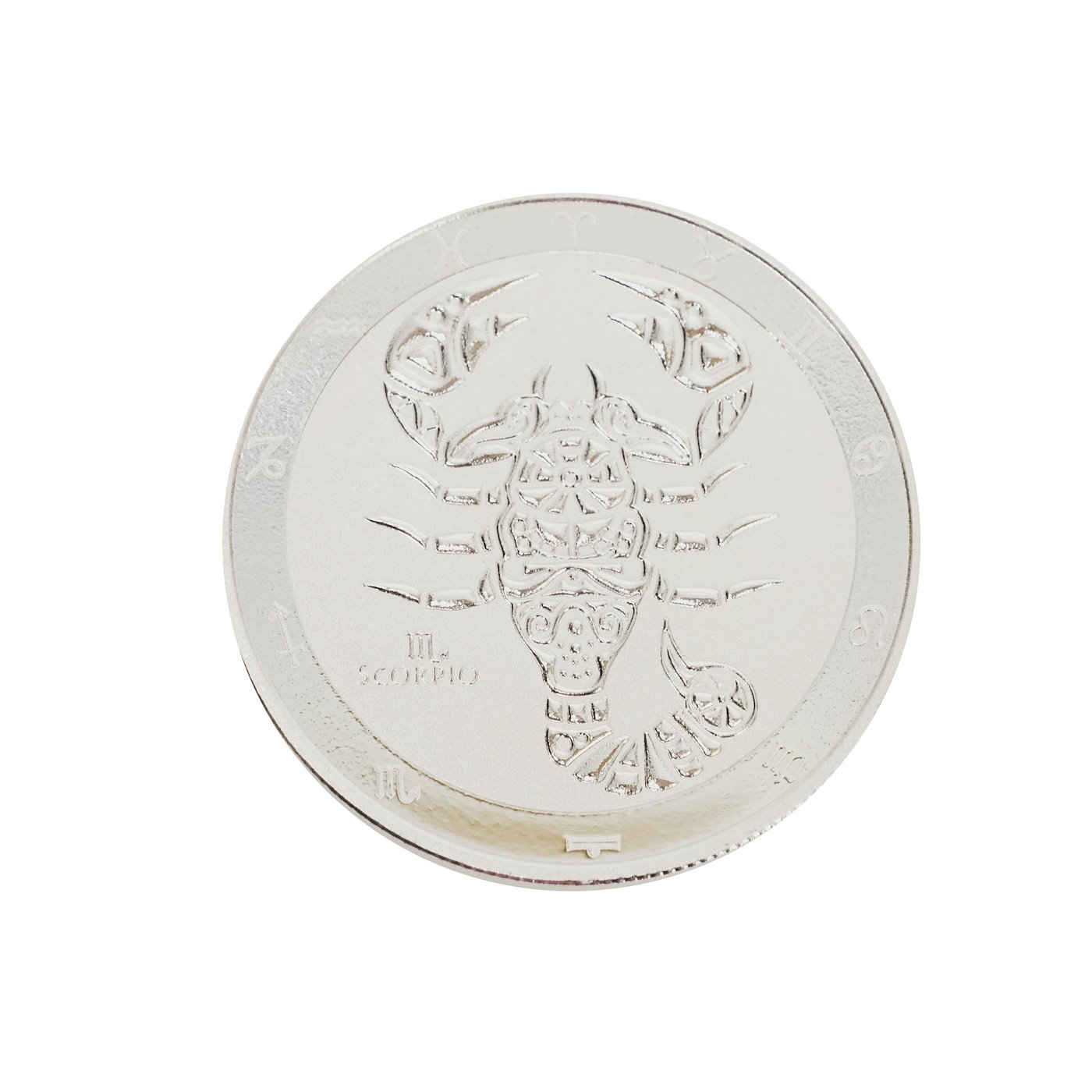 .. - Znamení zvěrokruhu stříbrná mince Tokelau 2022 znamení ŠTÍR, stříbro 999/1000, hrubá hmotnost 31,1 g