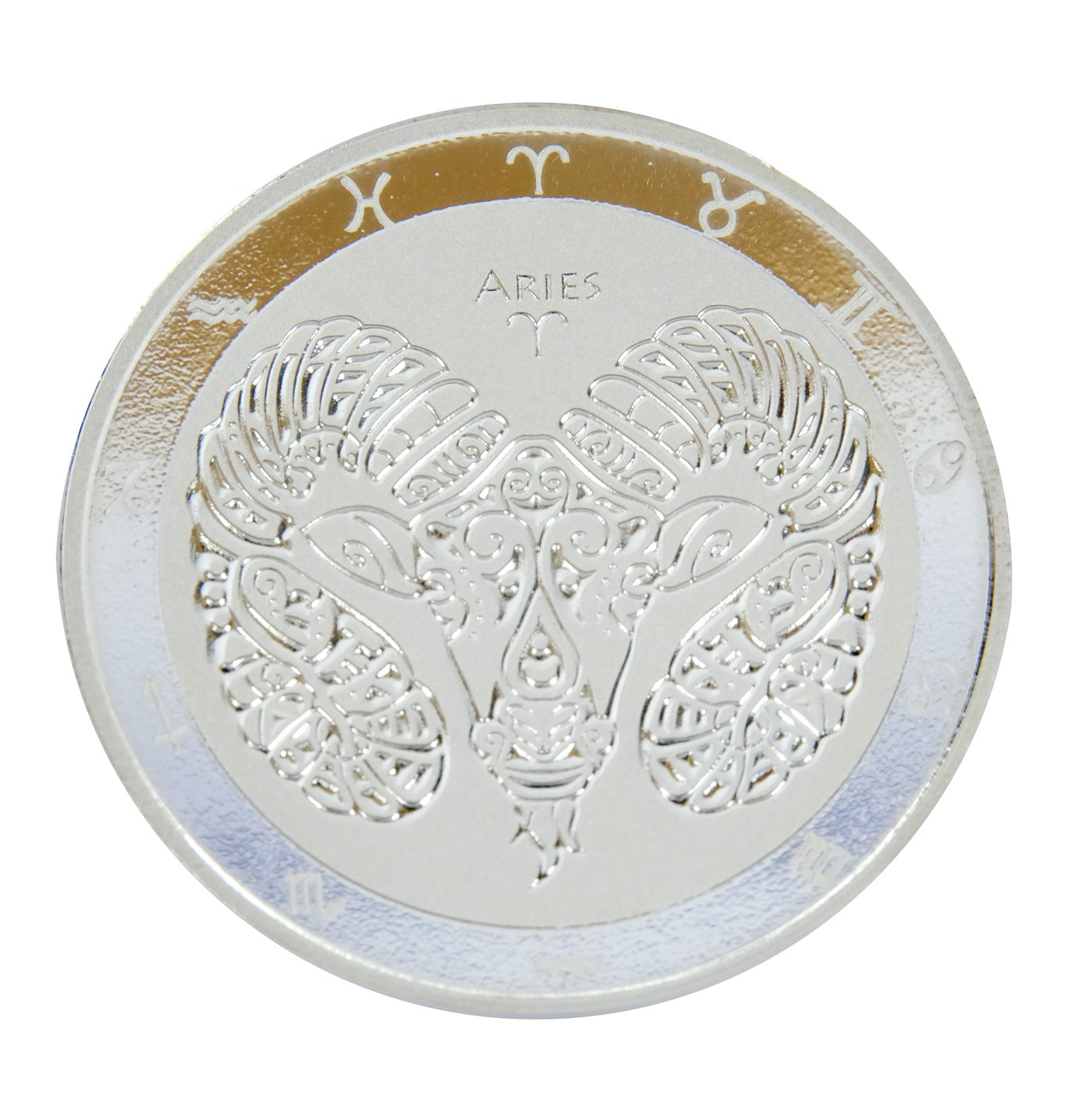 .. - Znamení zvěrokruhu stříbrná mince Tokelau 2022 znamení BERAN, stříbro 999/1000, hrubá hmotnost 31,1 g
