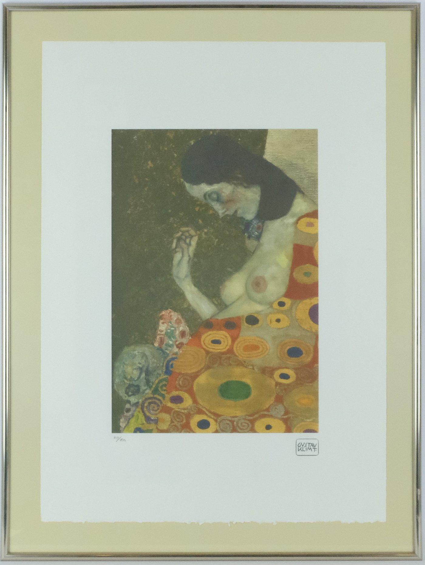 Gustav Klimt - Půlakt ženy