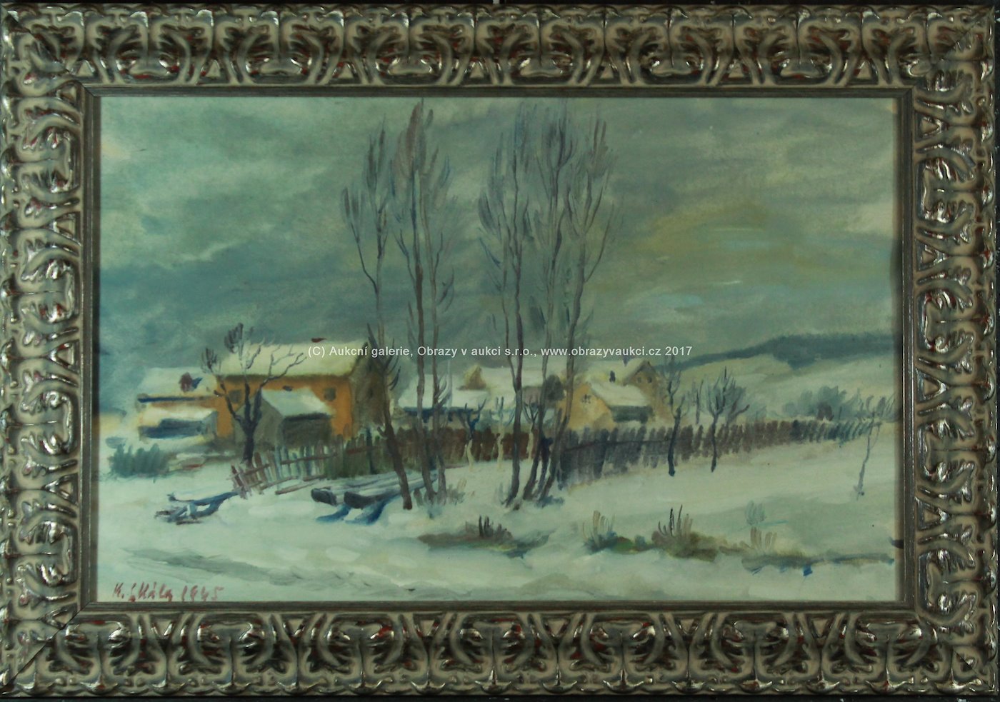Karel Skála - Zimní vesnice