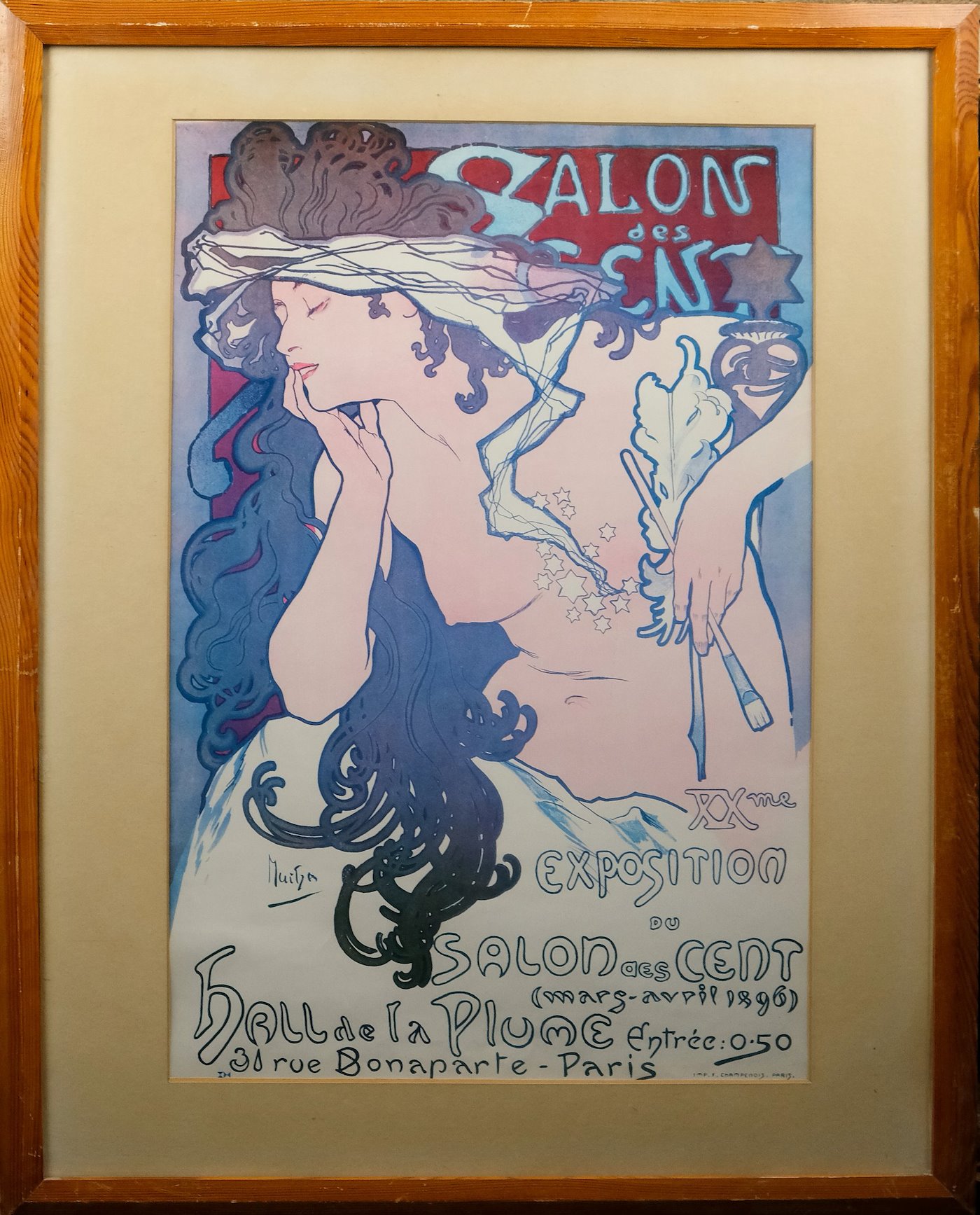 Alfons Mucha - Plakát - Salon des Cent
