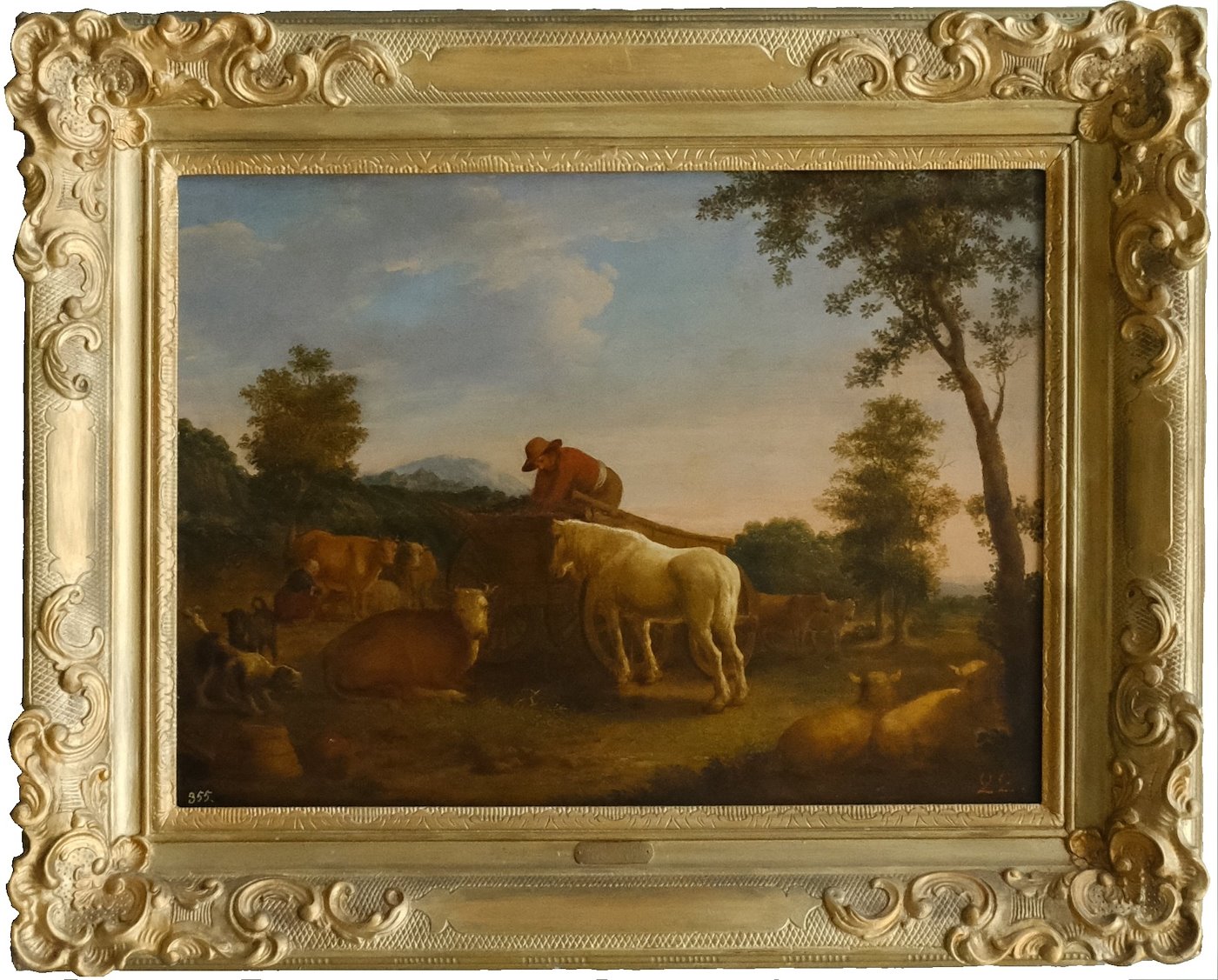 Nicolaes Berchem - Okruh - Pastýřský motiv