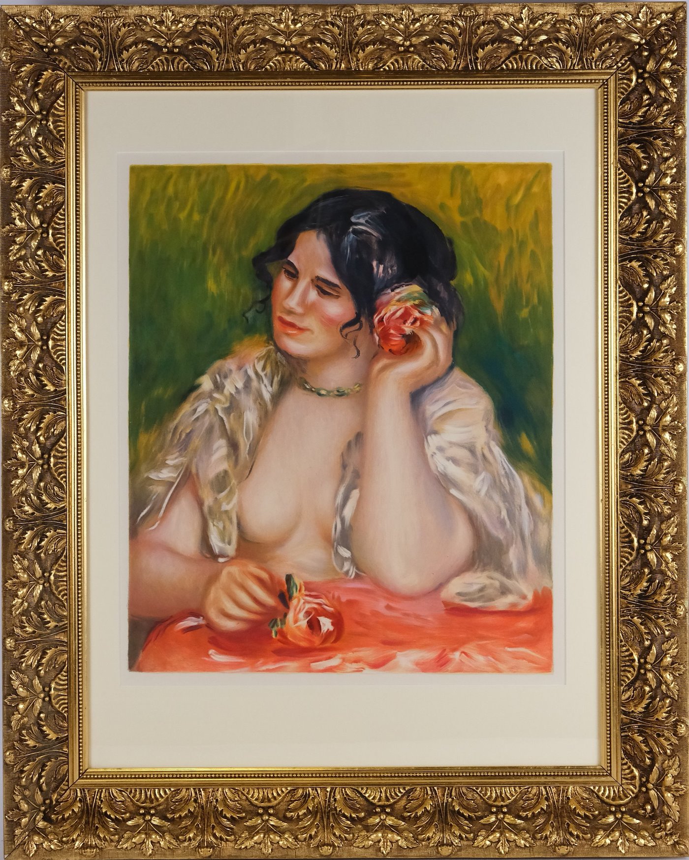Pierre-Auguste Renoir - Dívka s růží