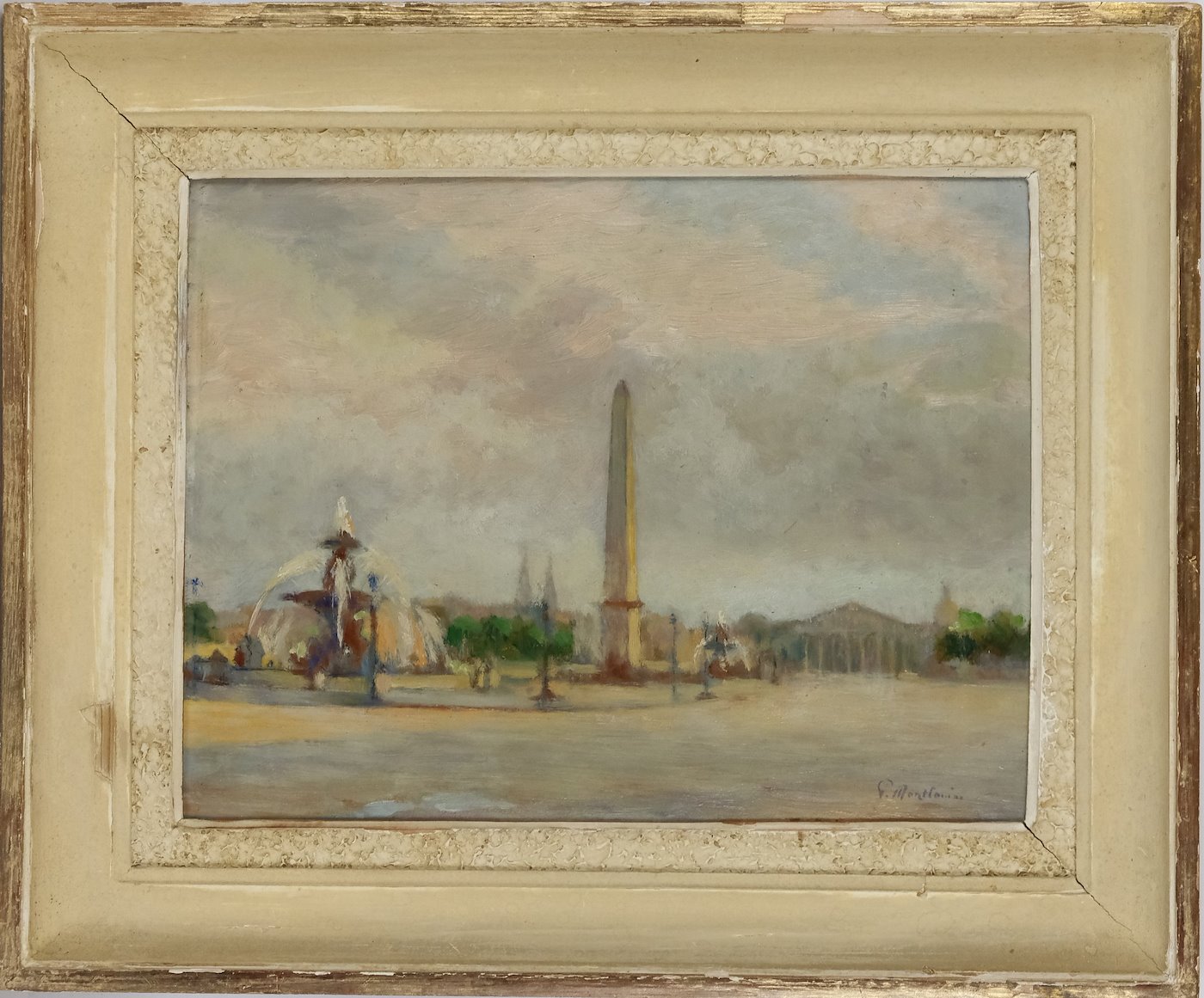 francouzský malíř 1. pol. 20. století - Paris - Place de Vendome