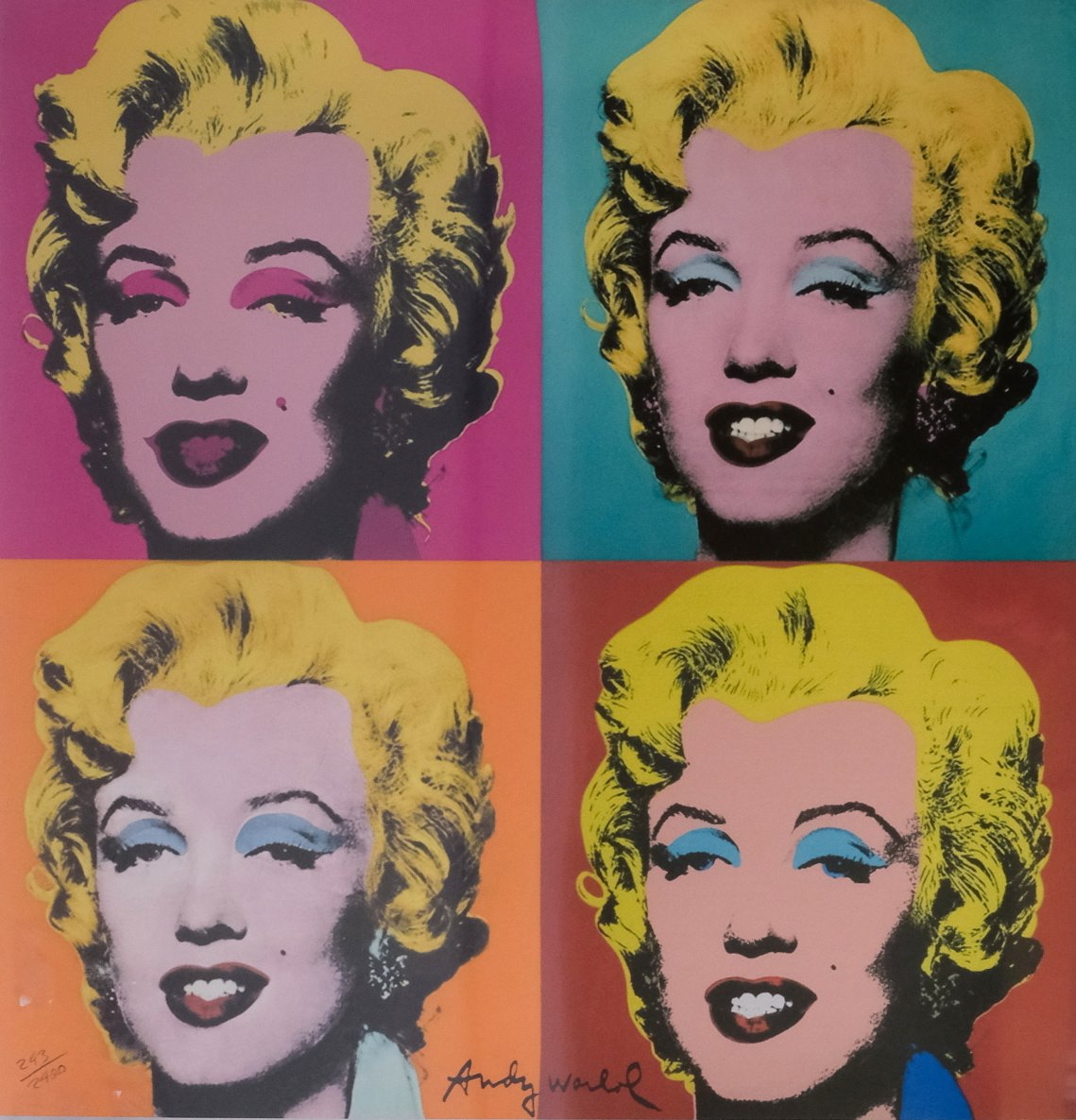 Andy Warhol - 4x Marilyn