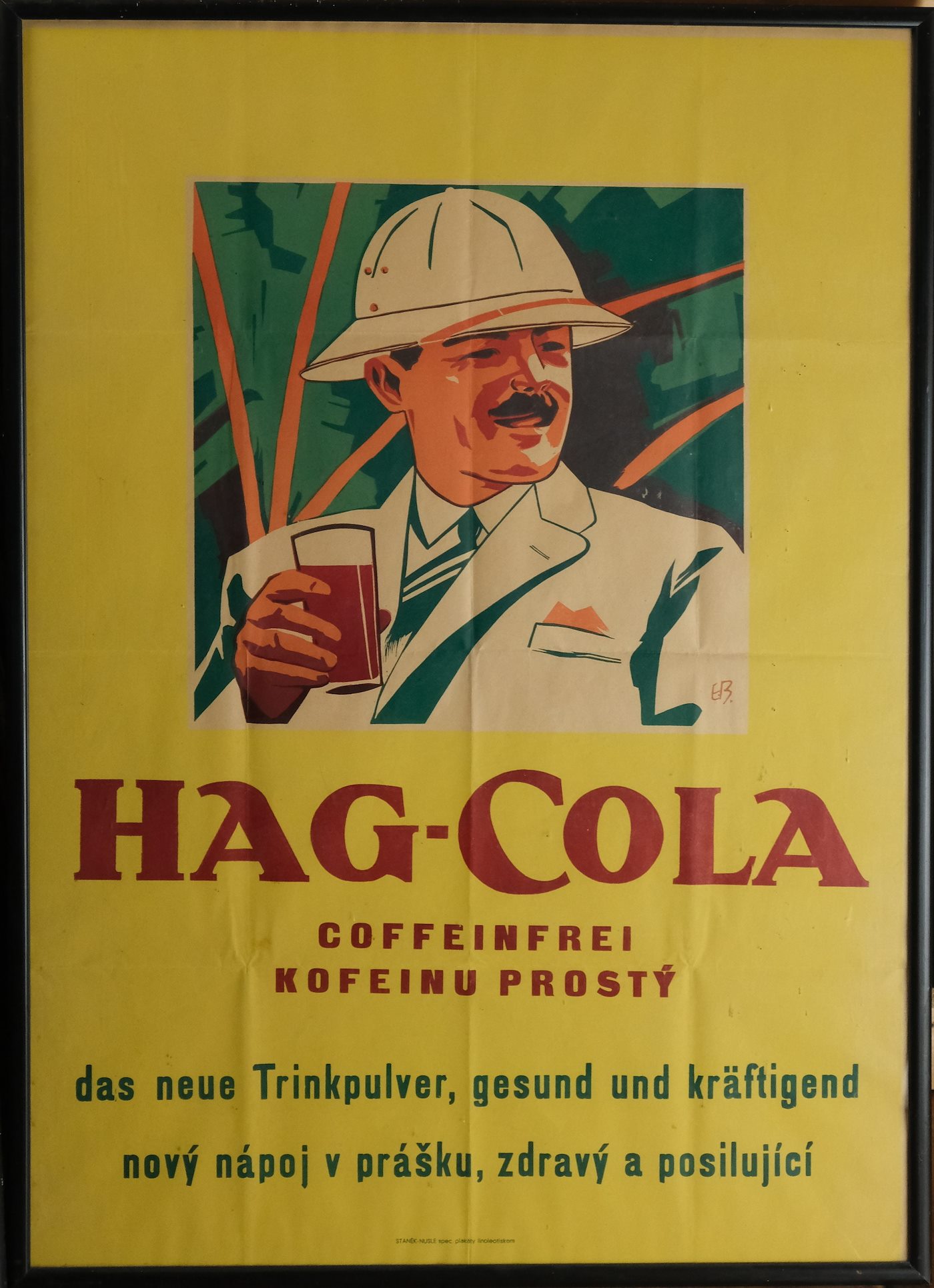 Značeno E.B. - Hag Cola