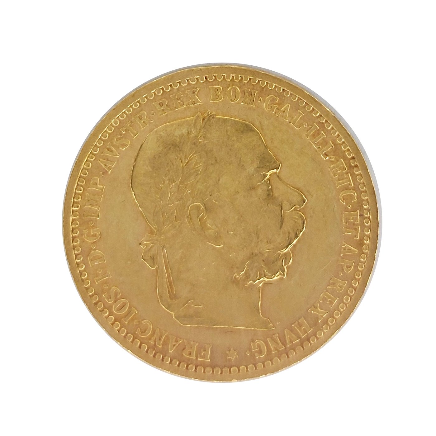 .. - Rakousko Uhersko zlatá 10 Koruna 1905 rakouská,  zlato 900/1000, hrubá hmotnost mince 3,387 g