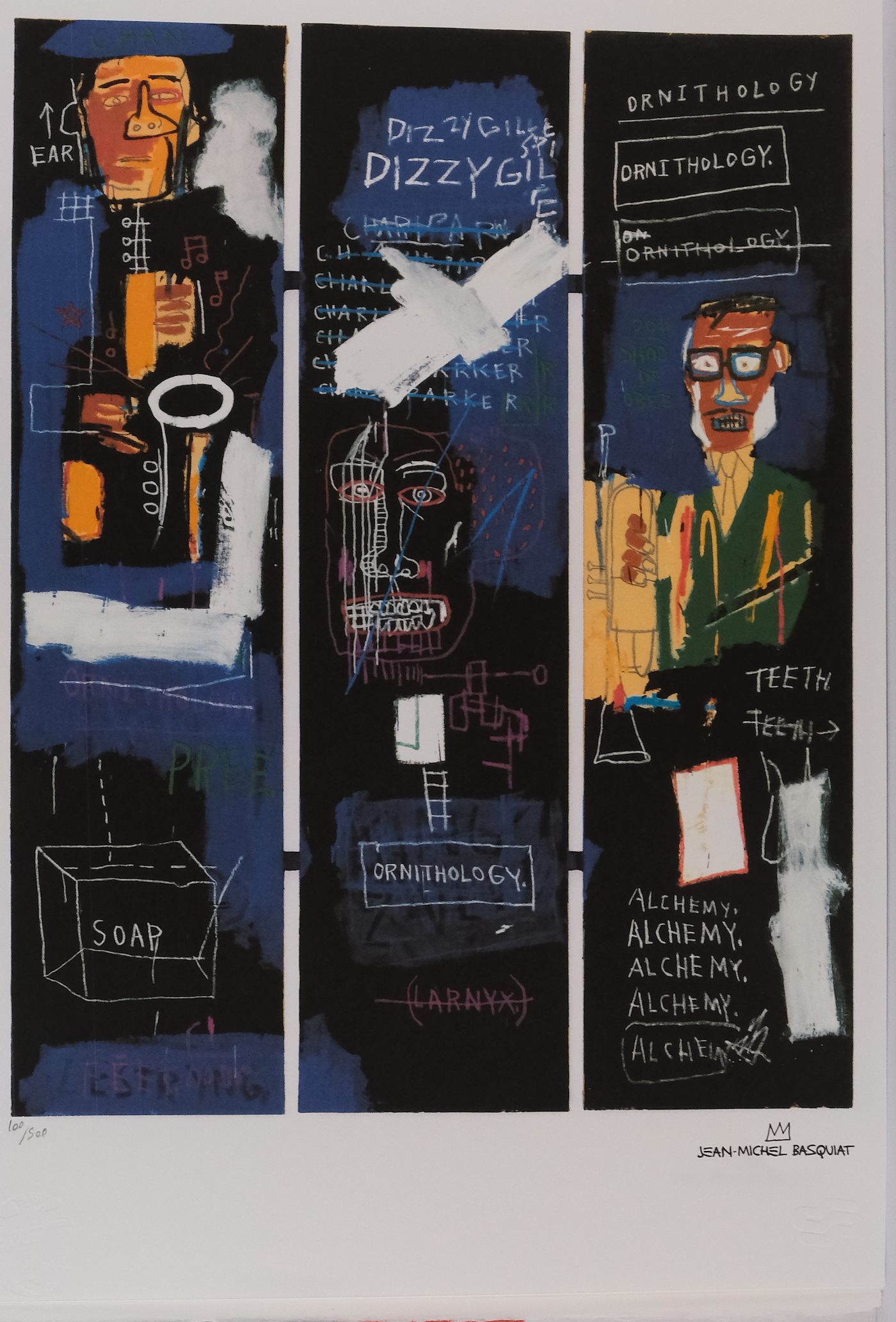 Jean-Michel Basquiat - Horn Players
