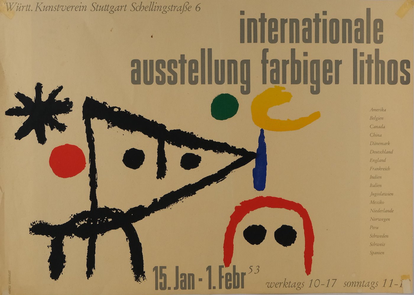 Joan Miró - Plakát