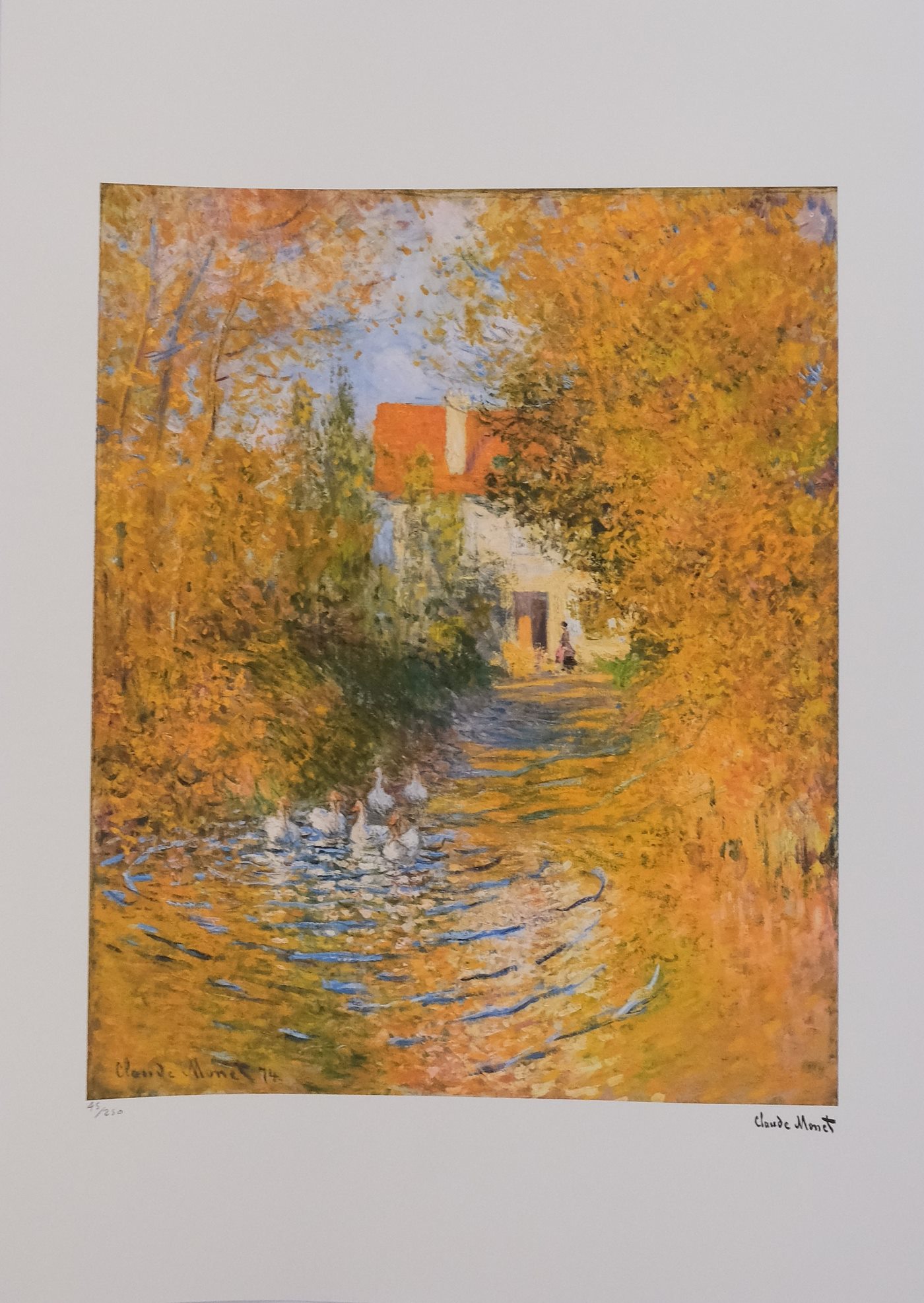 Claude Monet - Podzim v zahradě