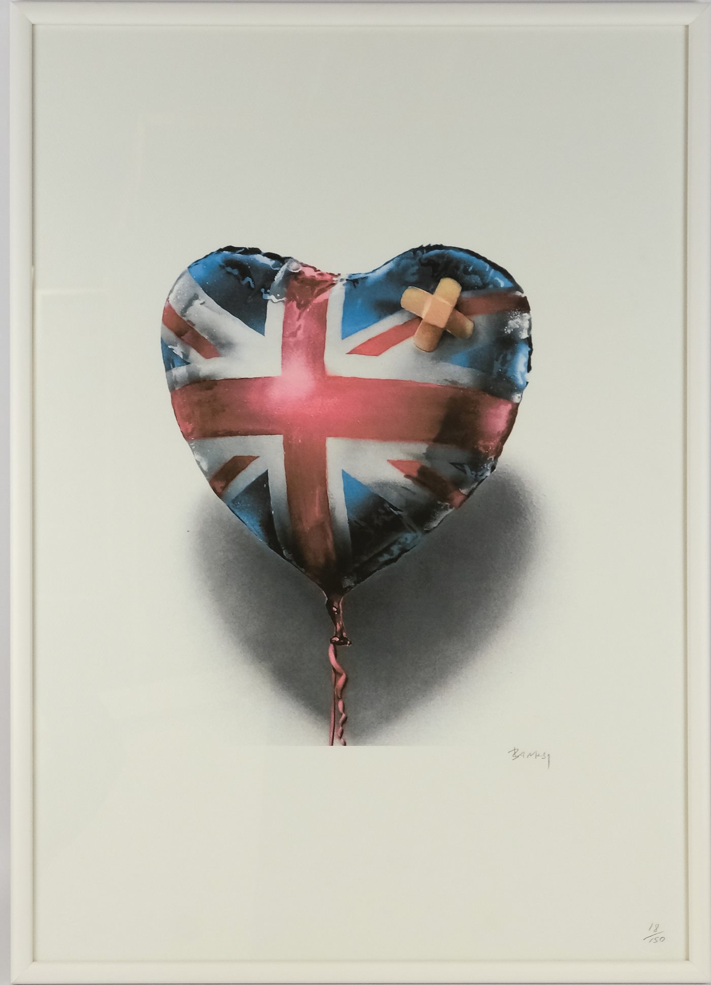 Banksy -  Ballon Union Jack