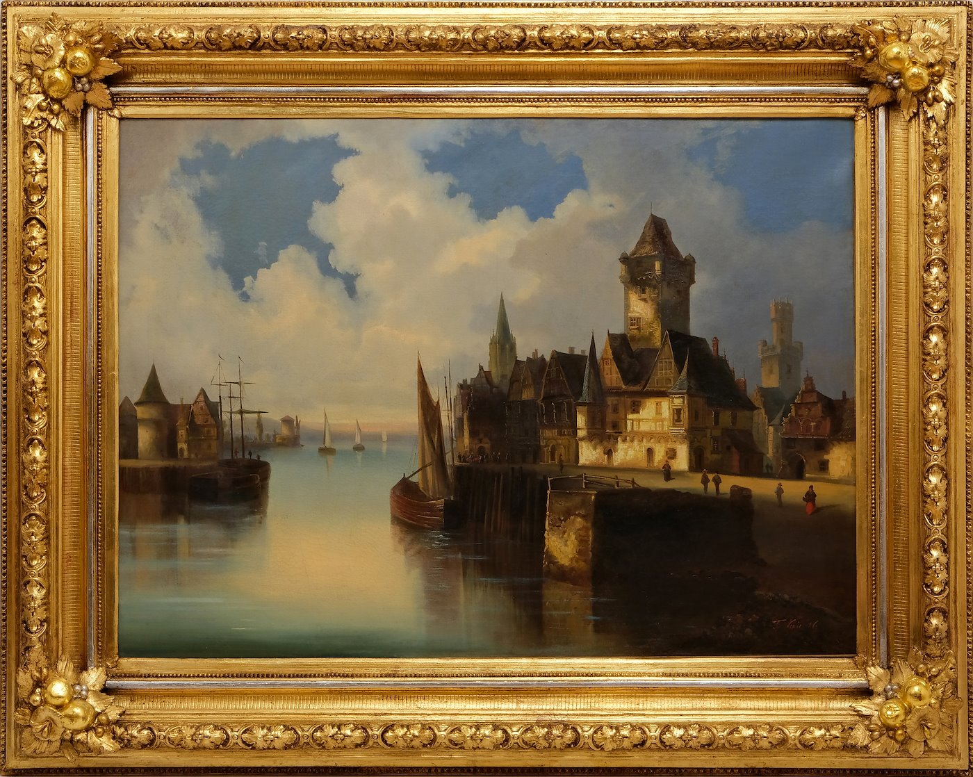 Ferdinand Lepié - Holandské přístavní město