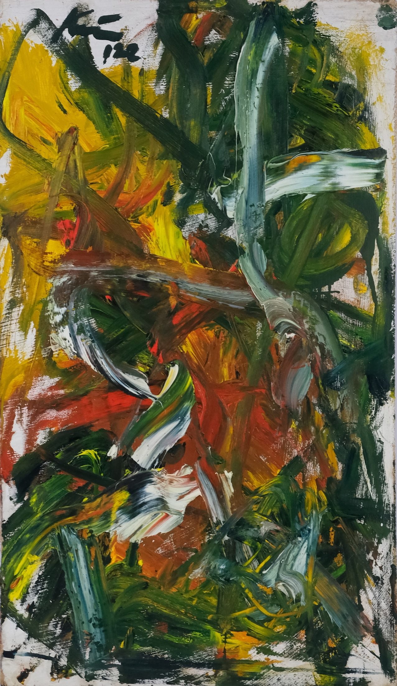 Antonín Kroča - Abstrakce v zeleném