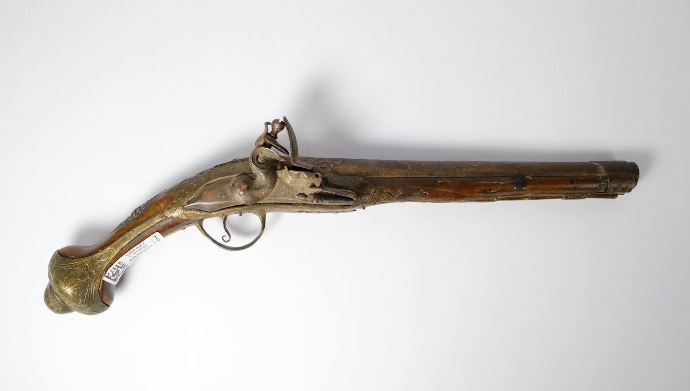 autor neznámý - Zdobená křesadlová pistole 18.století, západní evropa