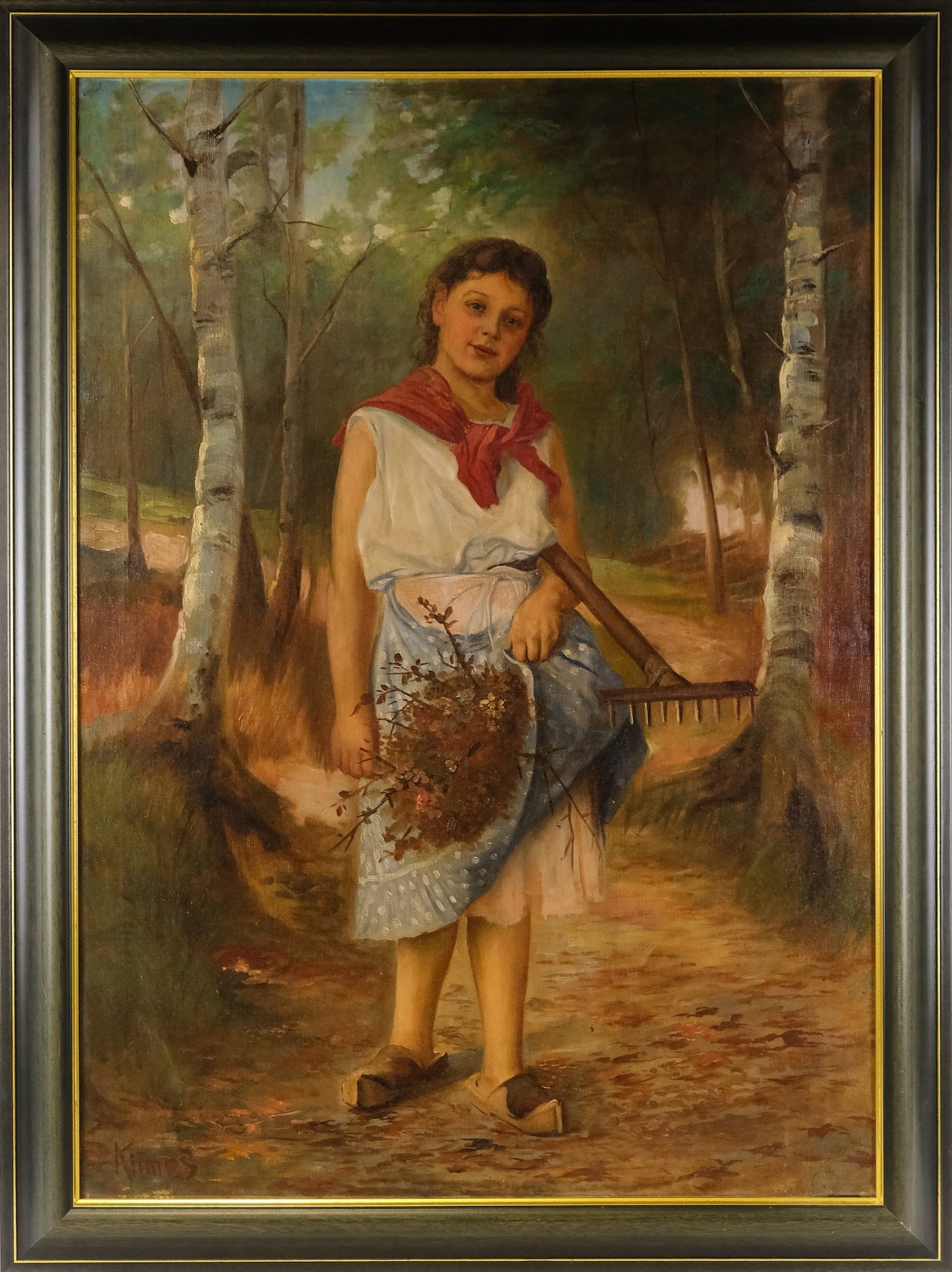 František Klimeš - Dívka v lese