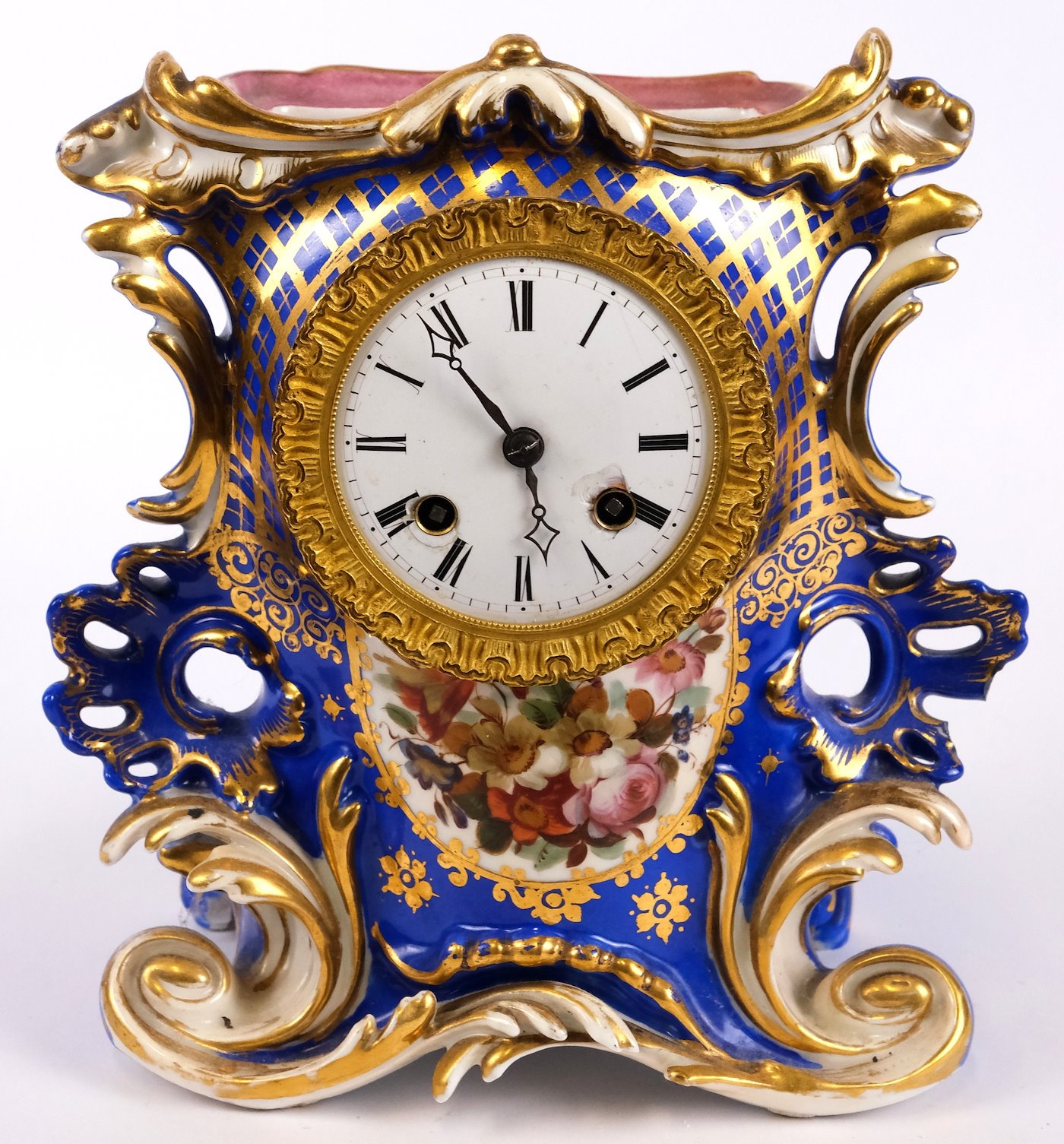 Čechy kolem pol. 19. století - Porcelánové hodiny