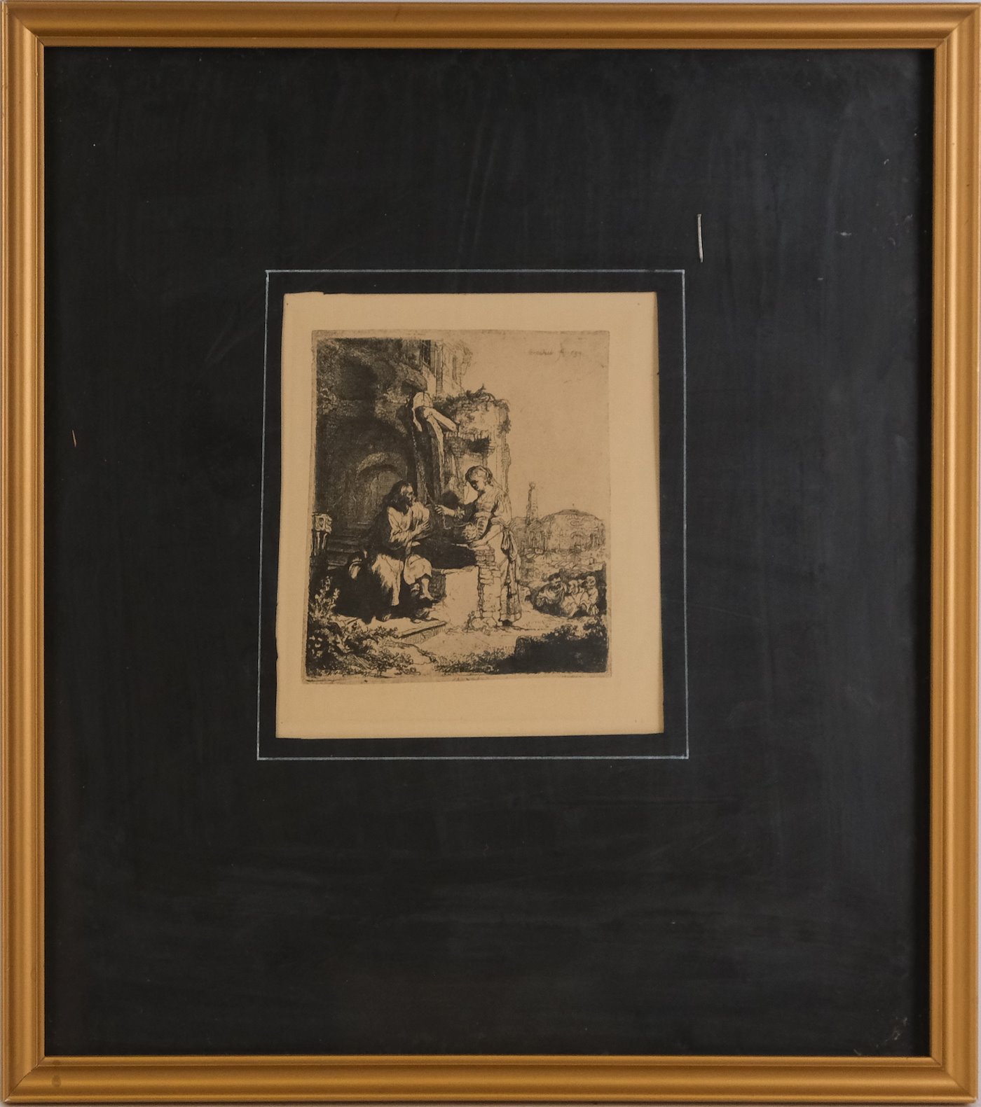 Rembrandt van Rijn - Ježíš u studny