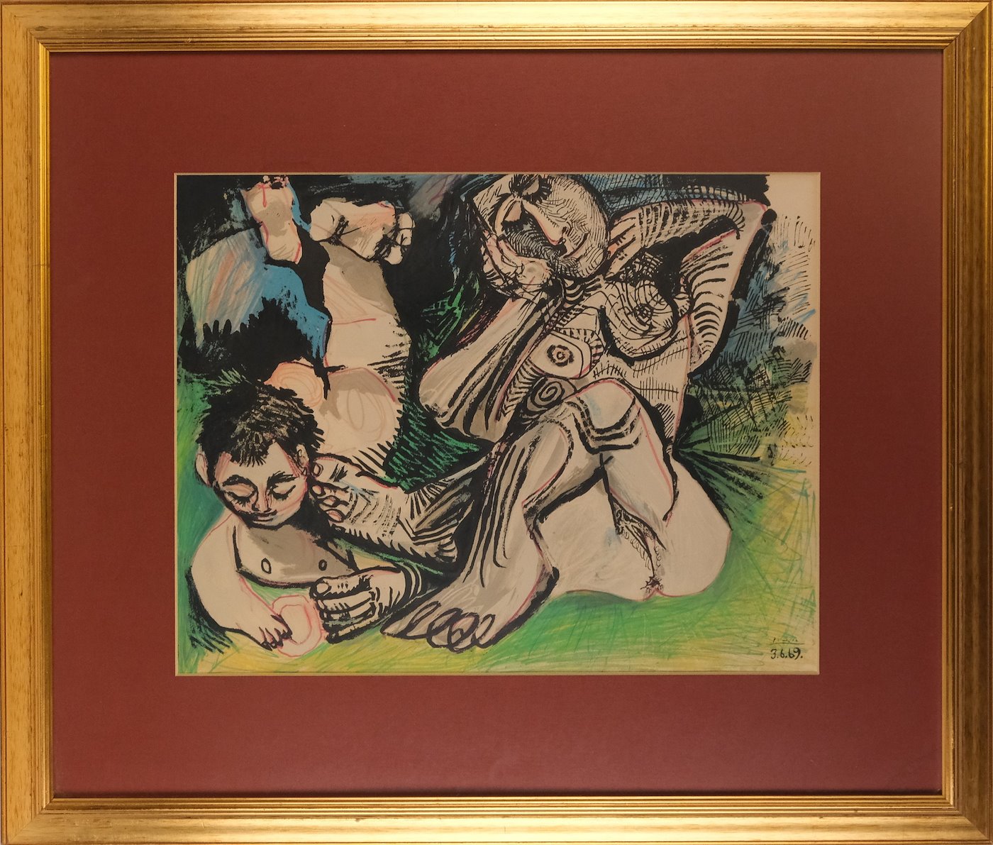 Pablo Picasso - Erotický motiv