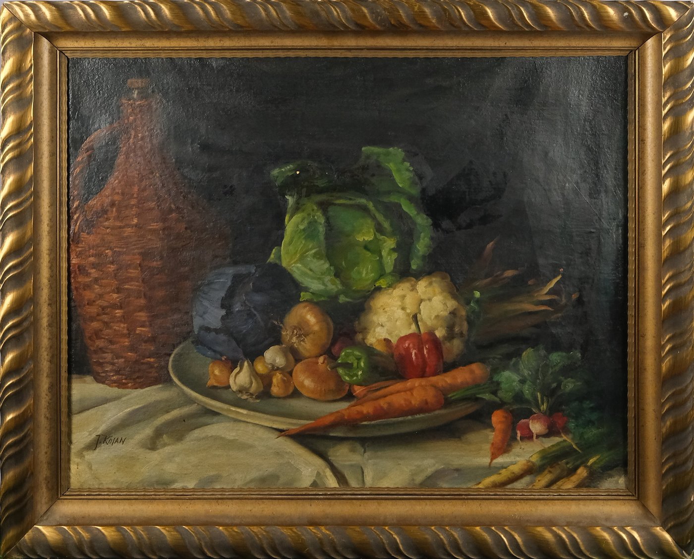 Jan Kojan - Zátiší se zeleninou 