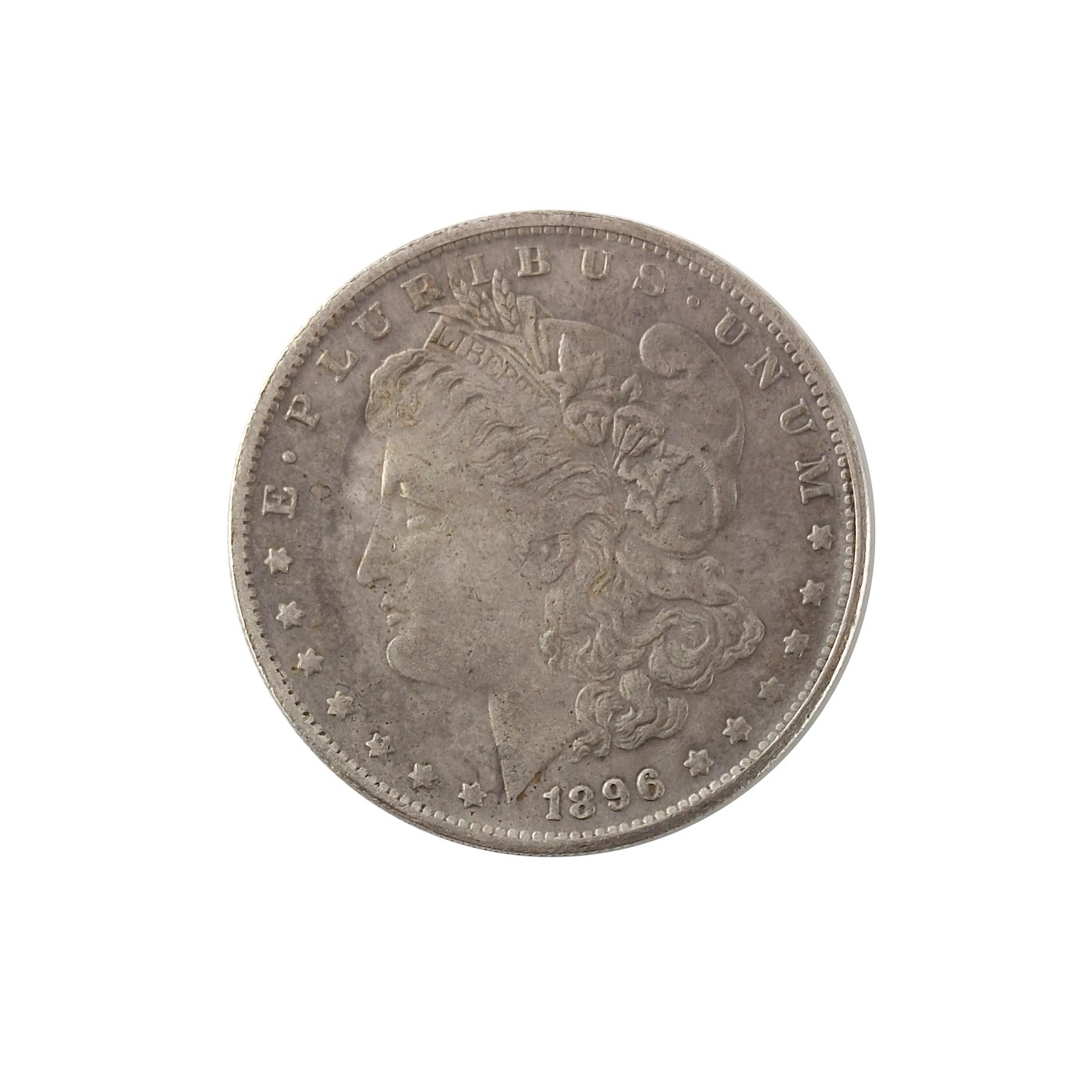 .. - USA Stříbrný dolar 1896 “ MORGAN DOLLAR”, stříbro 900/1000 ,hrubá hmotnost 26,73 g