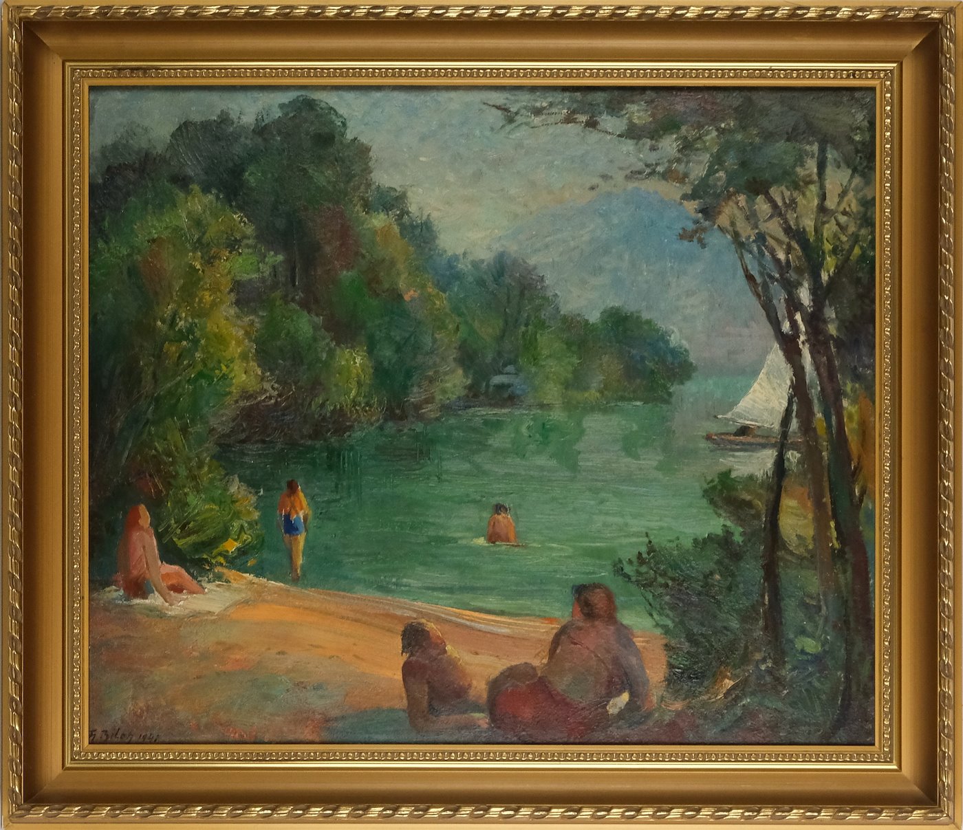 František Bílek (1907) - Letní den u vody
