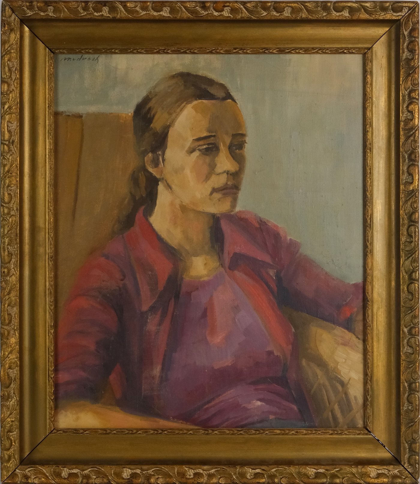 Ján Mudroch - Žena v červené košili 